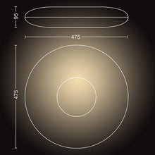 Load image into Gallery viewer, 飛利浦 Philips Hue White Ambiance Cher 黑色吸頂天花板47.5CM 香港行貨 - A+ Smart Life