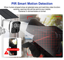 將圖片載入圖庫檢視器 高清3MP 無線WIFI太陽能 四鏡/八鏡 智能監控套裝 連10.1'' LED屏幕K23