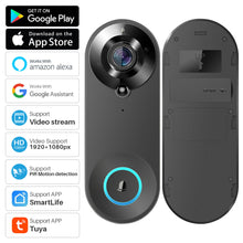 將圖片載入圖庫檢視器 智能高清可視對講門鐘V15 Smart Video Doorbell Camera 1080P(一年保養)
