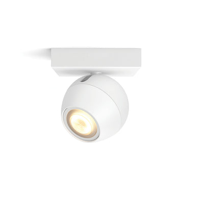 飛利浦 Philips Hue - 藍牙 Buckram 5W 智能LED單件式聚光燈 (White ambiance 黃白光) (連光暗調節器) 香港行貨 - A+ Smart Life