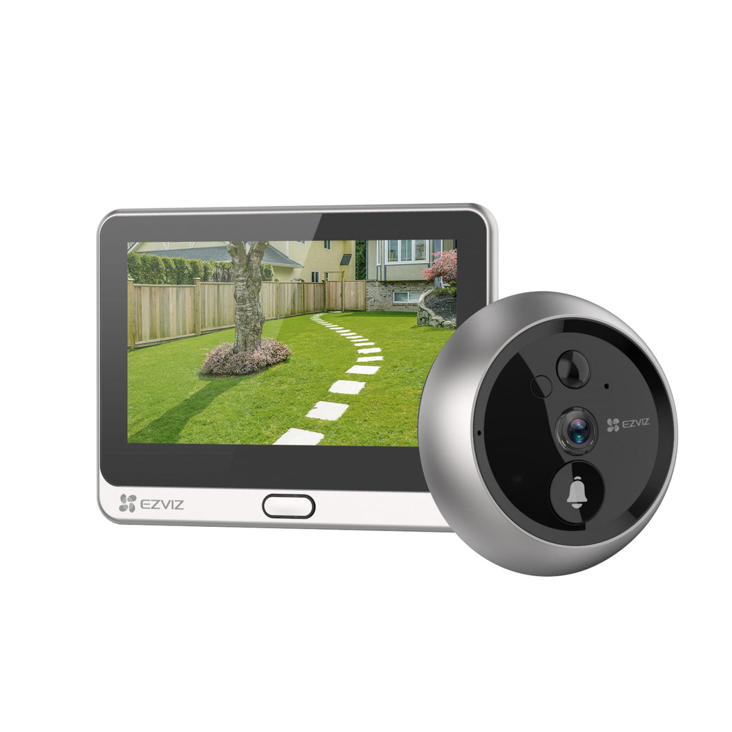 EZVIZ螢石 DP2C升級版 1080p 全無線高清智能貓眼攝像頭+門鈴 香港行貨