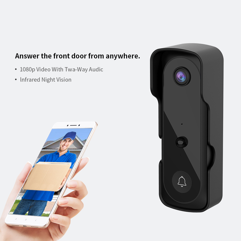 智能高清WIFI無線可視對講門鐘 Smart Wireless Video Doorbell V2（一年保養）
