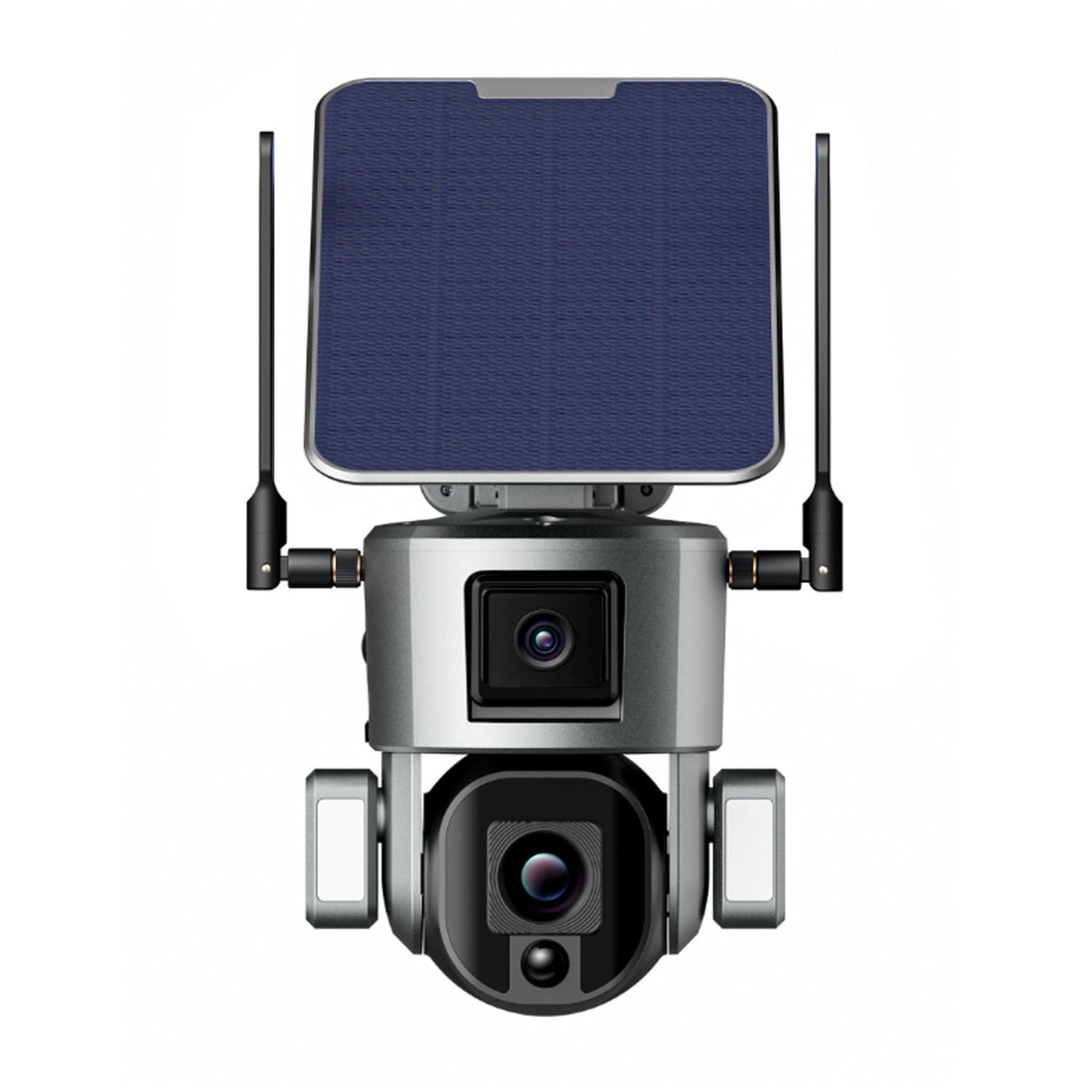 太陽能超高清雙鏡頭網絡無線攝像機 VS-Y5 （一年保養）