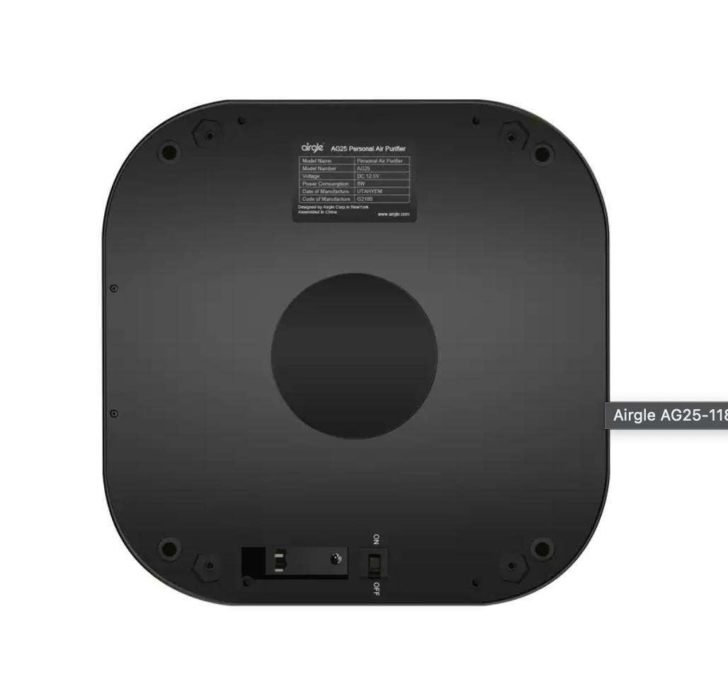 未使用】airgle Personal Air Purifier AG25 未使用品】Airgle