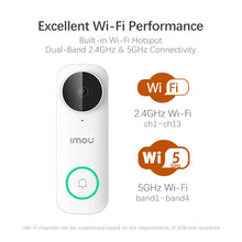 將圖片載入圖庫檢視器 【新款特價】IMOU  2K Wired (DB61i)智能無線高清廣角網絡對講門鐘 兼容2.4G及5G雙頻
