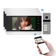 Load image into Gallery viewer, JeaTone Tuya Smart App 7 Inch Video Door Phone WiFi Intercom for Multi-Apartments Security with Remote Control, Motion Detection - A+ Smart Life
