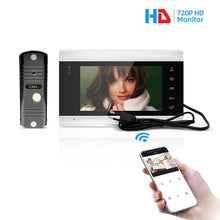 將圖片載入圖庫檢視器 JeaTone WiFi Tuya Smart Video Door Phone Intercom System Home Wireless Video Intercom with 720P/AHD 110° Wired Doorbell Camera - A+ Smart Life

