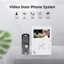 Load image into Gallery viewer, Video Door Phone Intercom 1200TVL Pinhole Camera 4.3/7 Inch Monitor - A+ Smart Life
